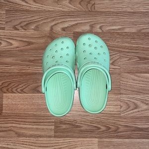 Mint Green Crocs